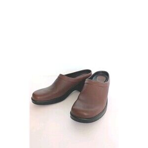 Dansko Professional Nurse Clogs Womens EU 41 Brown Leather Comfort Work Shoes